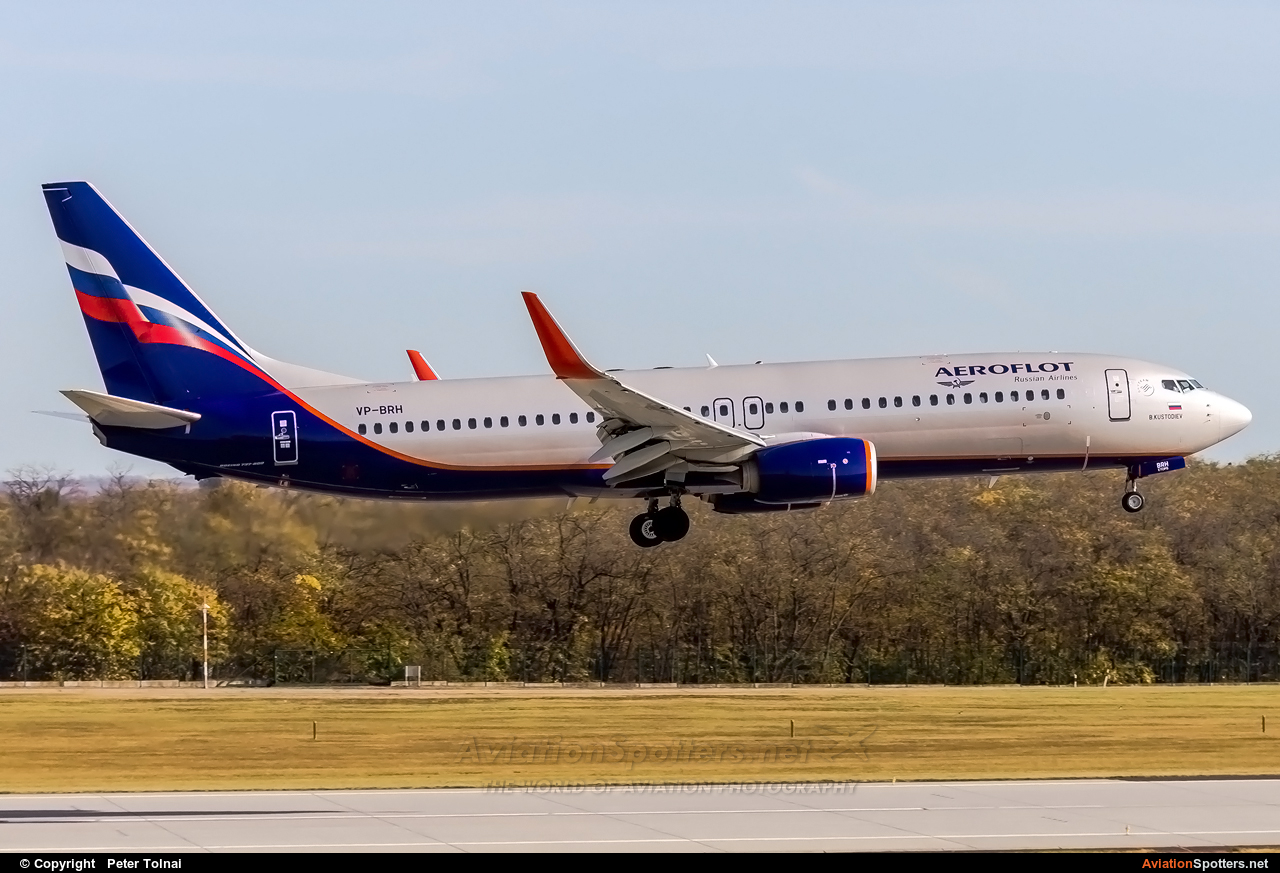 Aeroflot  -  737-800  (VP-BRH) By Peter Tolnai (ptolnai)
