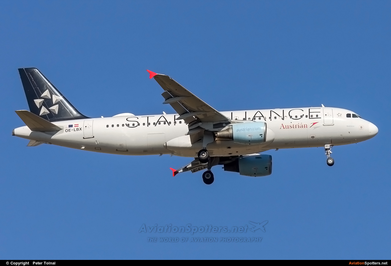 Austrian Airlines  -  A320  (OE-LBX) By Peter Tolnai (ptolnai)
