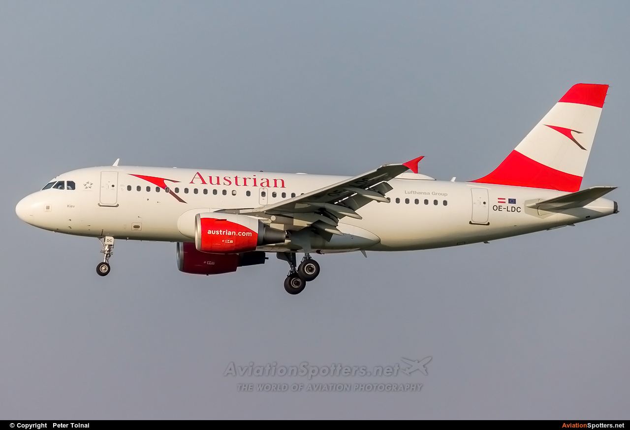 Austrian Airlines  -  A319-112  (OE-LDC) By Peter Tolnai (ptolnai)
