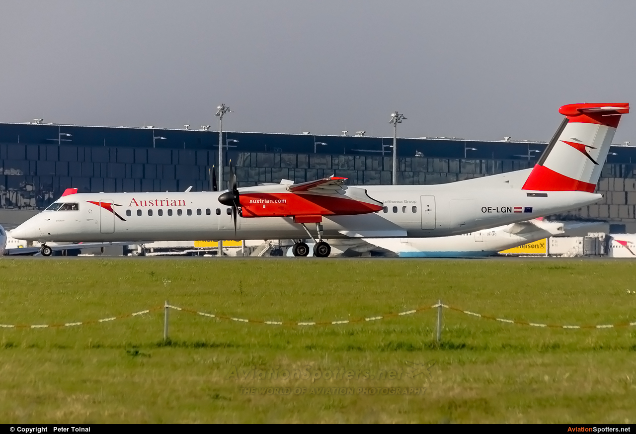 Austrian Airlines  -  DHC-8-400Q Dash 8  (OE-LGN) By Peter Tolnai (ptolnai)