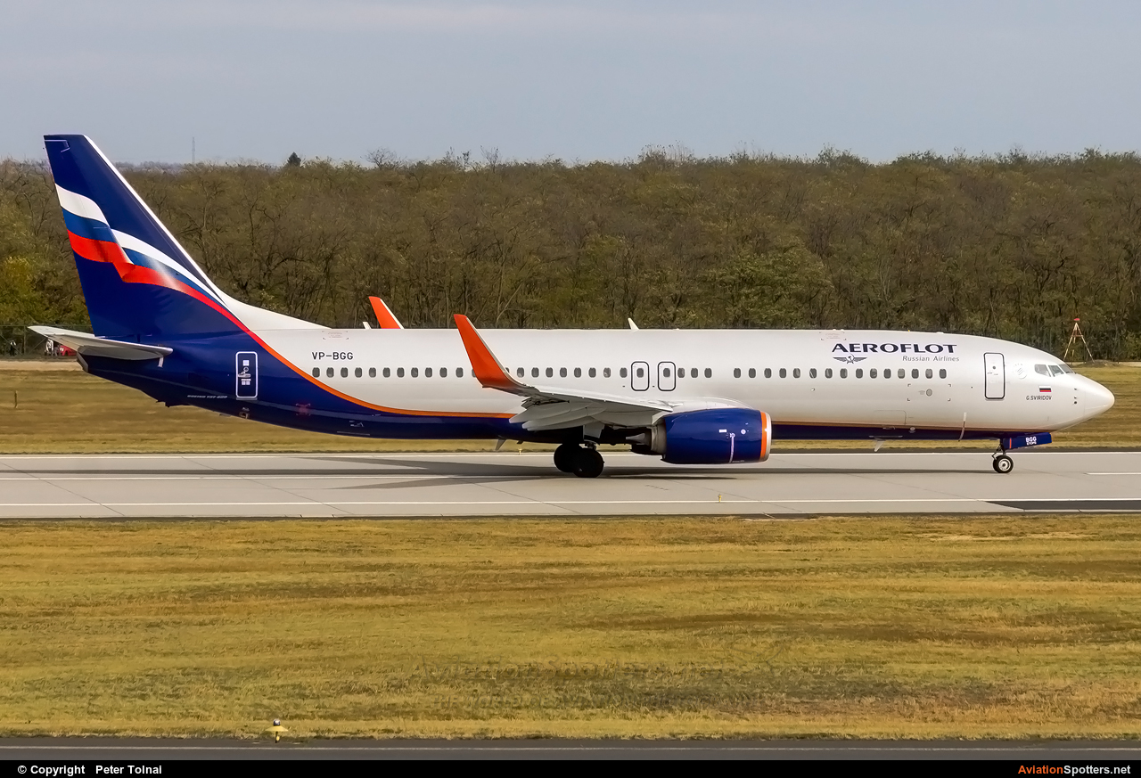 Aeroflot  -  737-800  (VP-BGG) By Peter Tolnai (ptolnai)