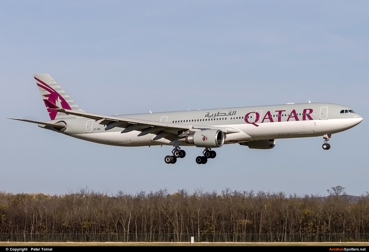Qatar Airways  -  A330-300  (A7-AEE) By Peter Tolnai (ptolnai)