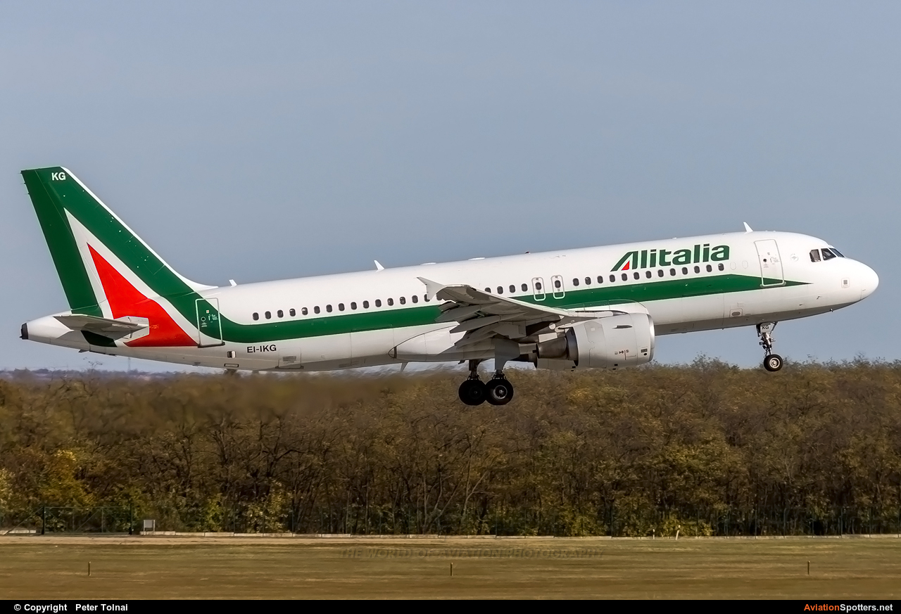 Alitalia  -  A320-214  (EI-IKG) By Peter Tolnai (ptolnai)