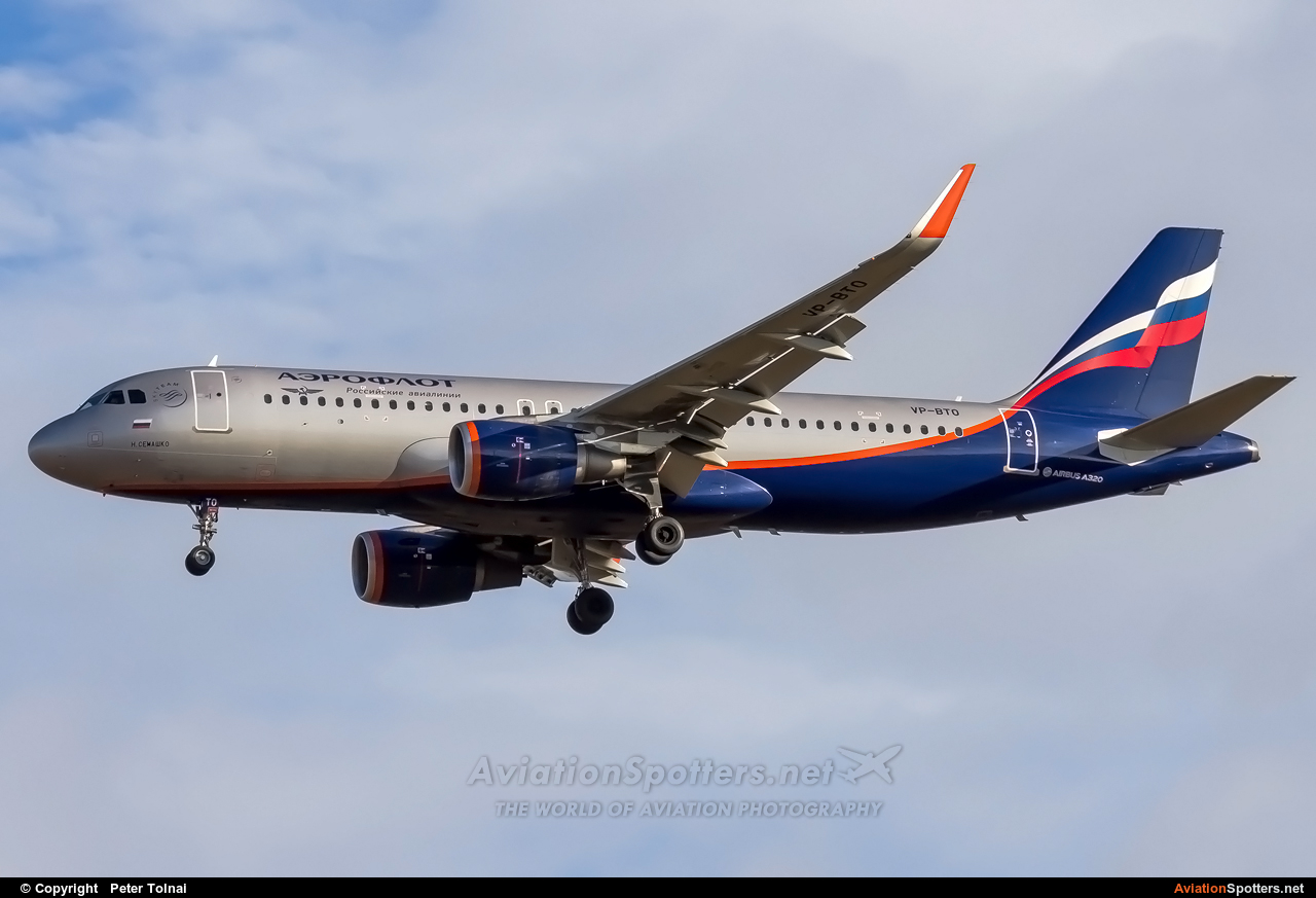 Aeroflot  -  A320  (VP-BTO) By Peter Tolnai (ptolnai)