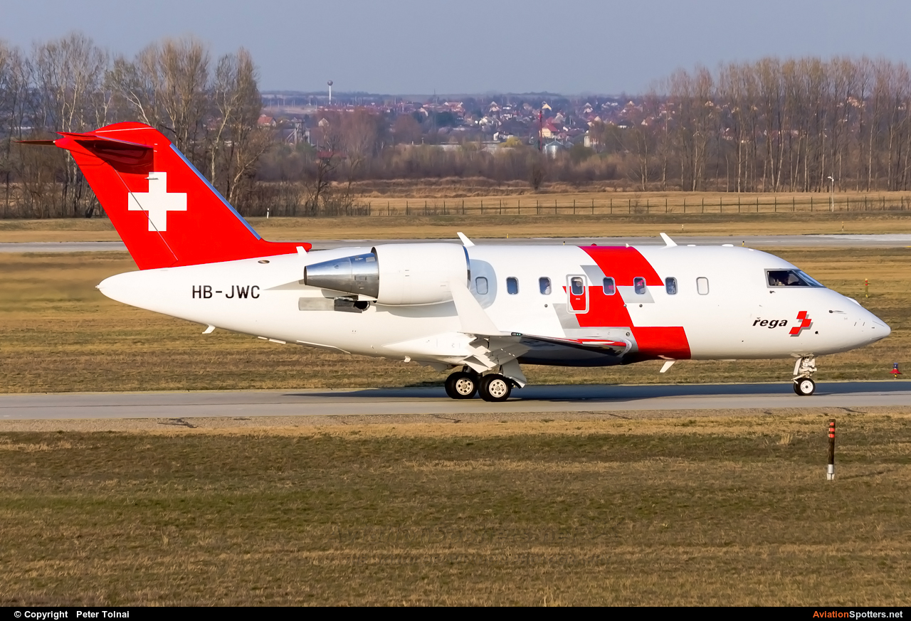 REGA Swiss Air Ambulance   -  CL-600 Challenger 600  (HB-JWC) By Peter Tolnai (ptolnai)