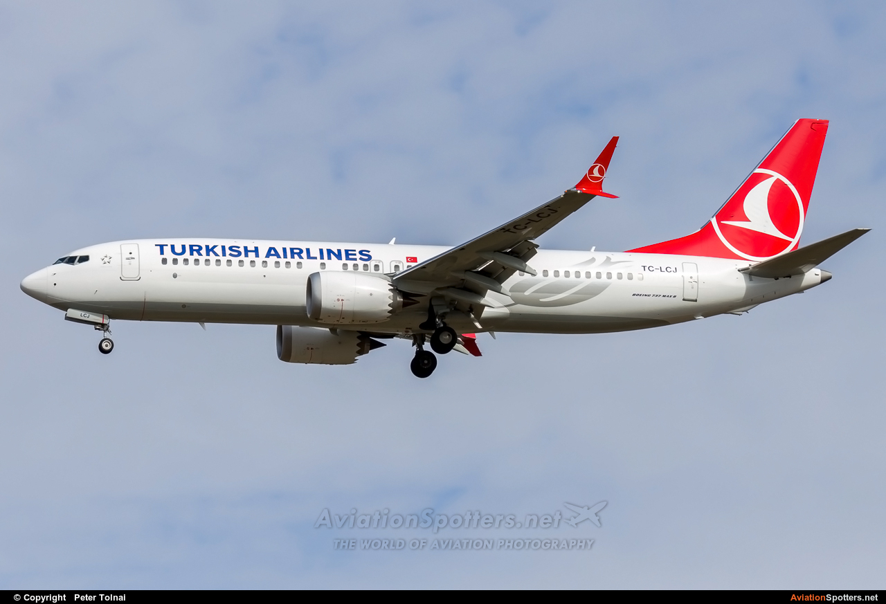 Turkish Airlines  -  737 MAX 8  (TC-LCJ) By Peter Tolnai (ptolnai)