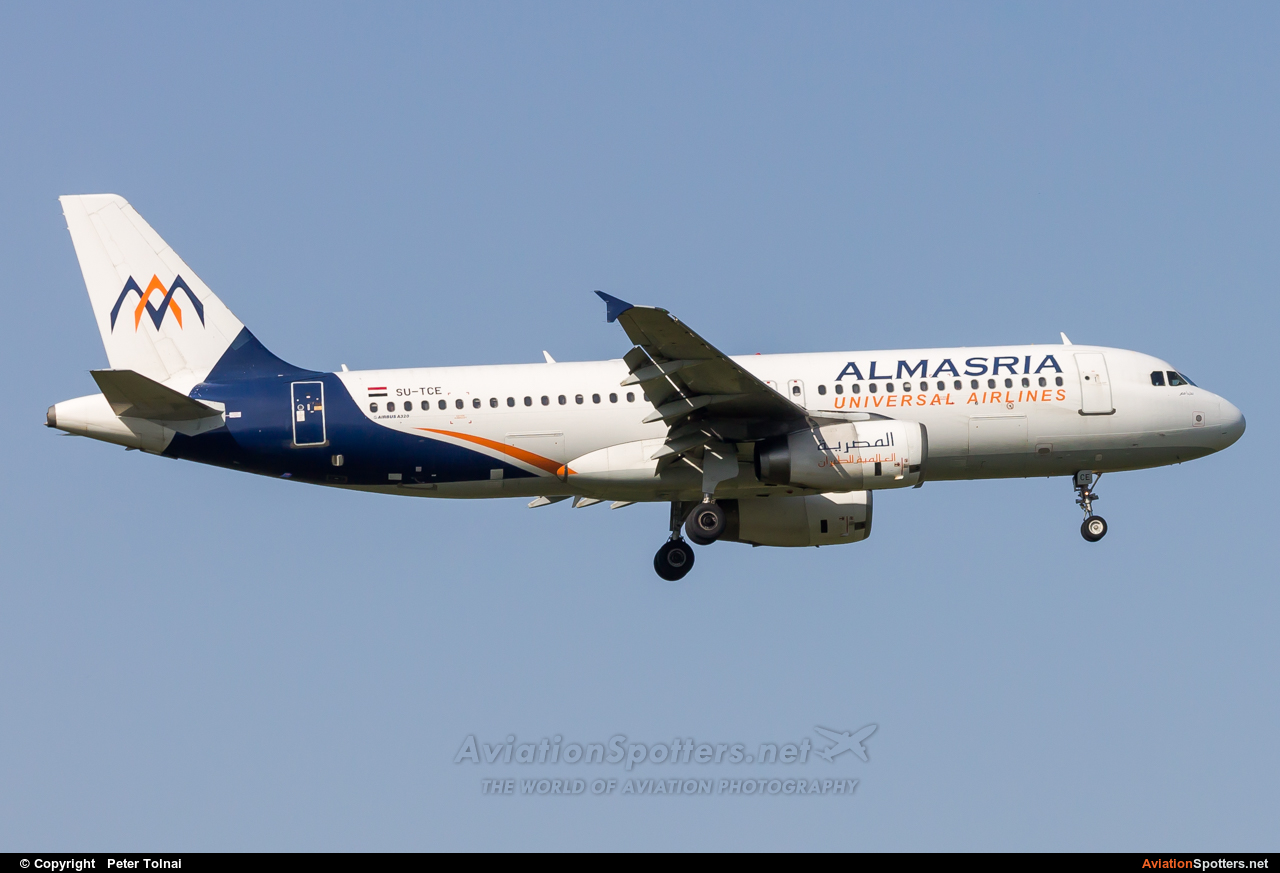 Almasria Universal Airlines  -  A320-232  (SU-TCE) By Peter Tolnai (ptolnai)