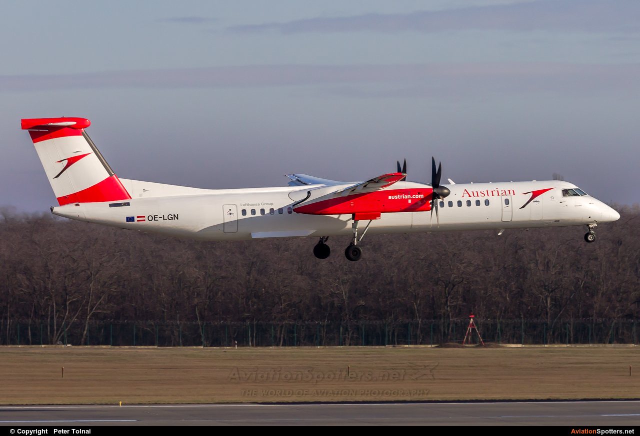 Austrian Airlines  -  DHC-8-400Q Dash 8  (OE-LGN) By Peter Tolnai (ptolnai)