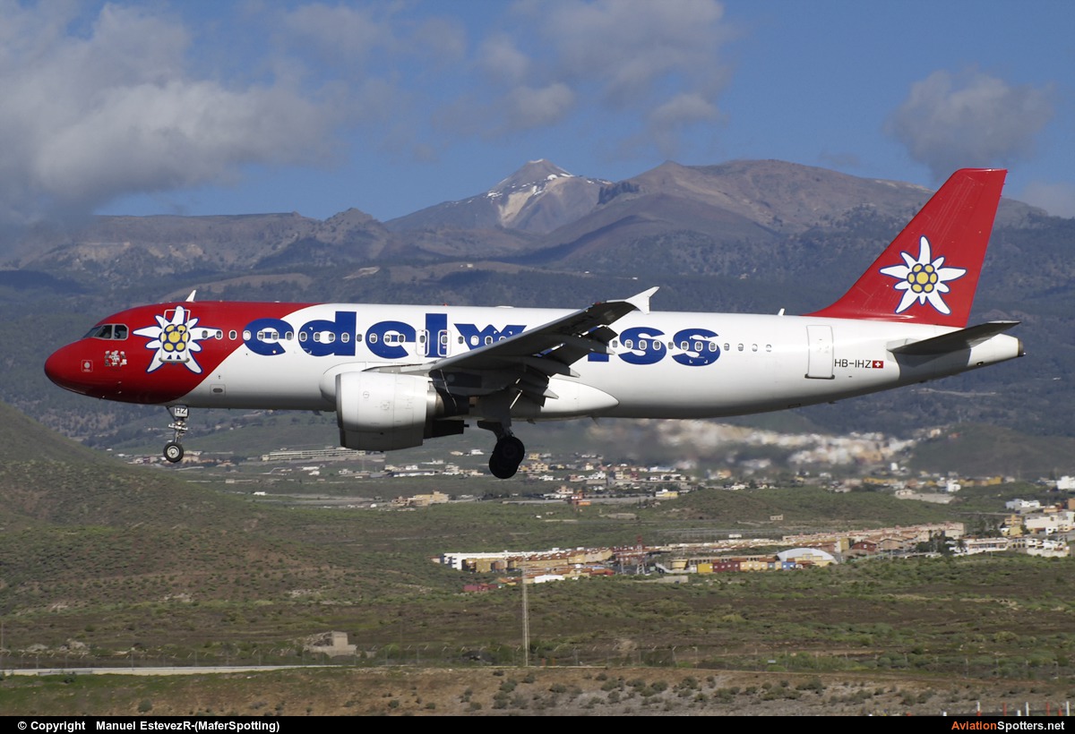 Edelweiss  -  A320-214  (HB-IHZ) By Manuel EstevezR-(MaferSpotting) (Manuel EstevezR-(MaferSpotting))