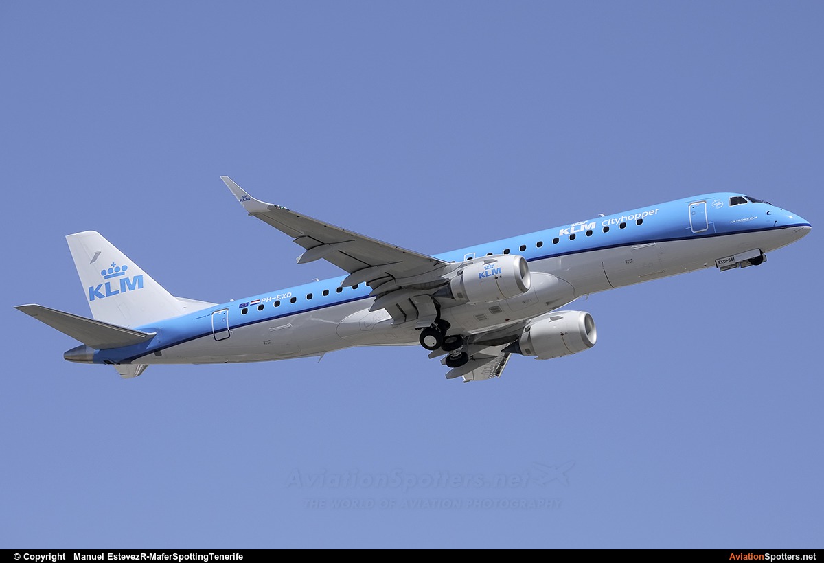 KLM Cityhopper  -  190  (PH-EXD) By Manuel EstevezR-(MaferSpotting) (Manuel EstevezR-(MaferSpotting))