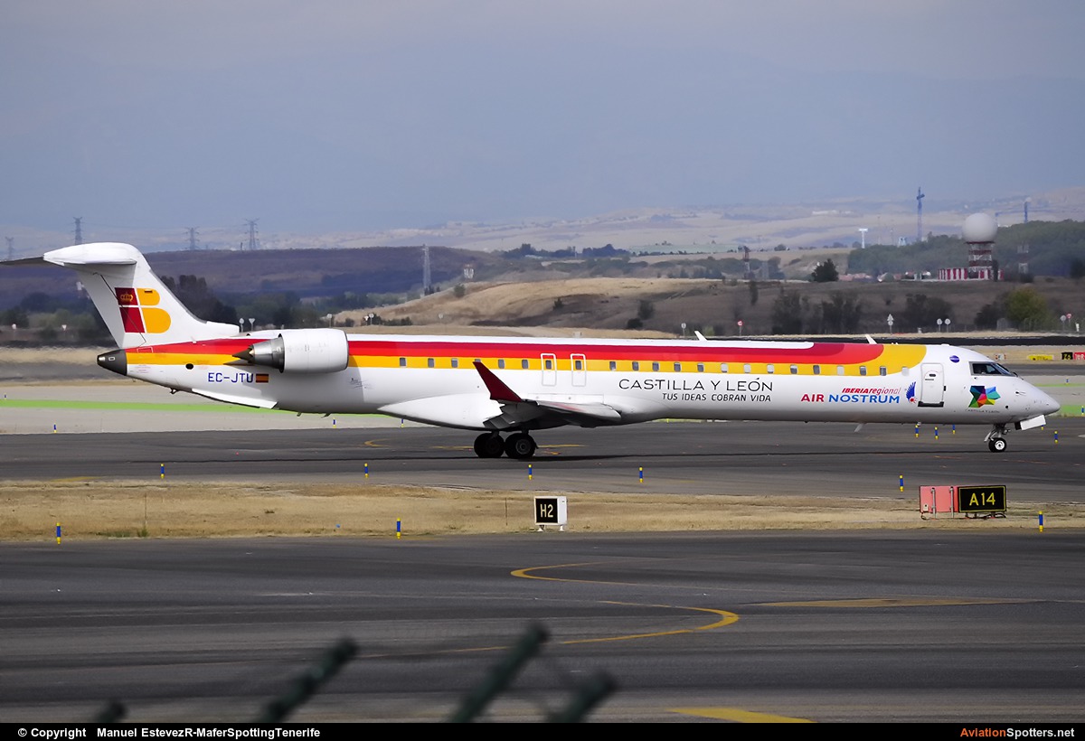Air Nostrum - Iberia Regional  -  CL-600 Regional Jet CRJ-900  (EC-JTU) By Manuel EstevezR-(MaferSpotting) (Manuel EstevezR-(MaferSpotting))