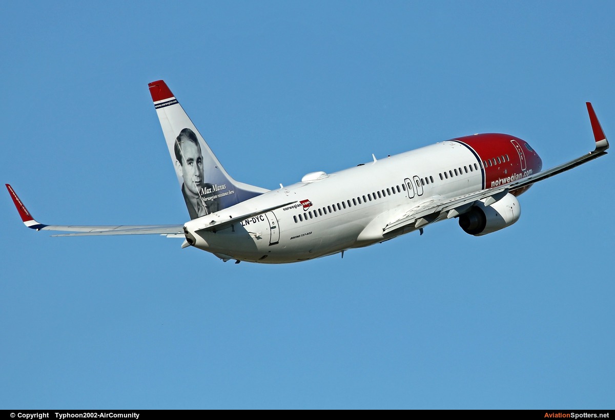 Norwegian Air Shuttle  -  737-800  (LN-DYC) By Typhoon2002-AirComunity (AirComunity)