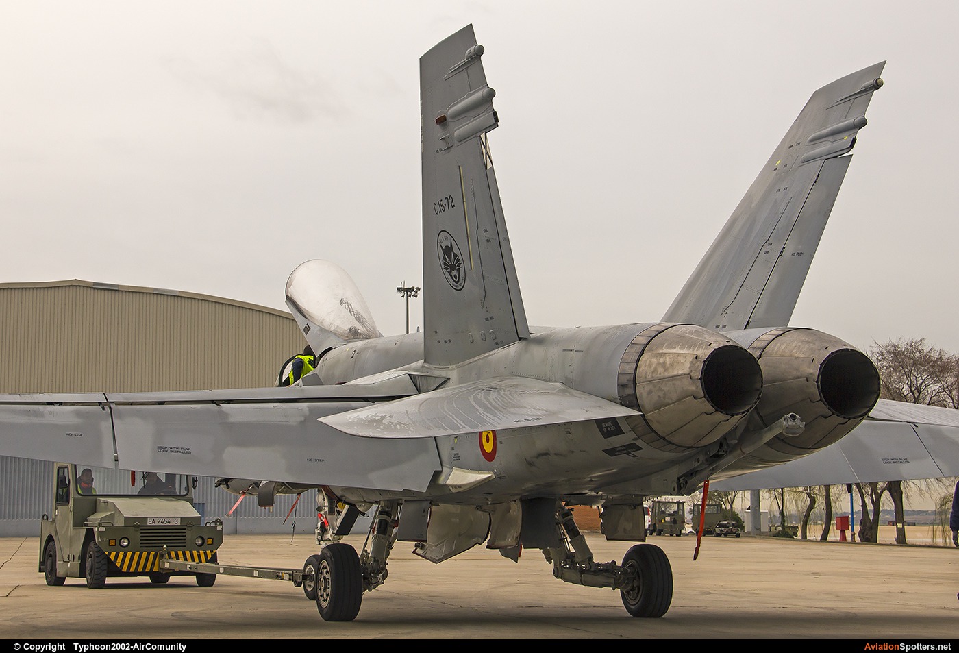 Spain - Air Force  -  EF-18A Hornet  (C.15-72) By Typhoon2002-AirComunity (AirComunity)
