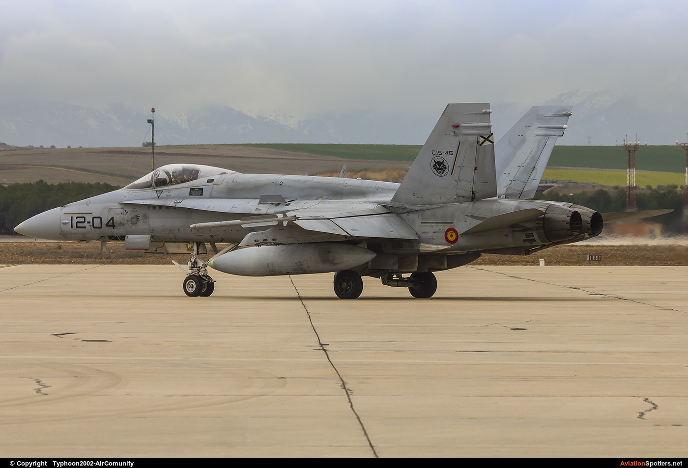 Spain - Air Force  -  EF-18A Hornet  (C.15-46) By Typhoon2002-AirComunity (AirComunity)