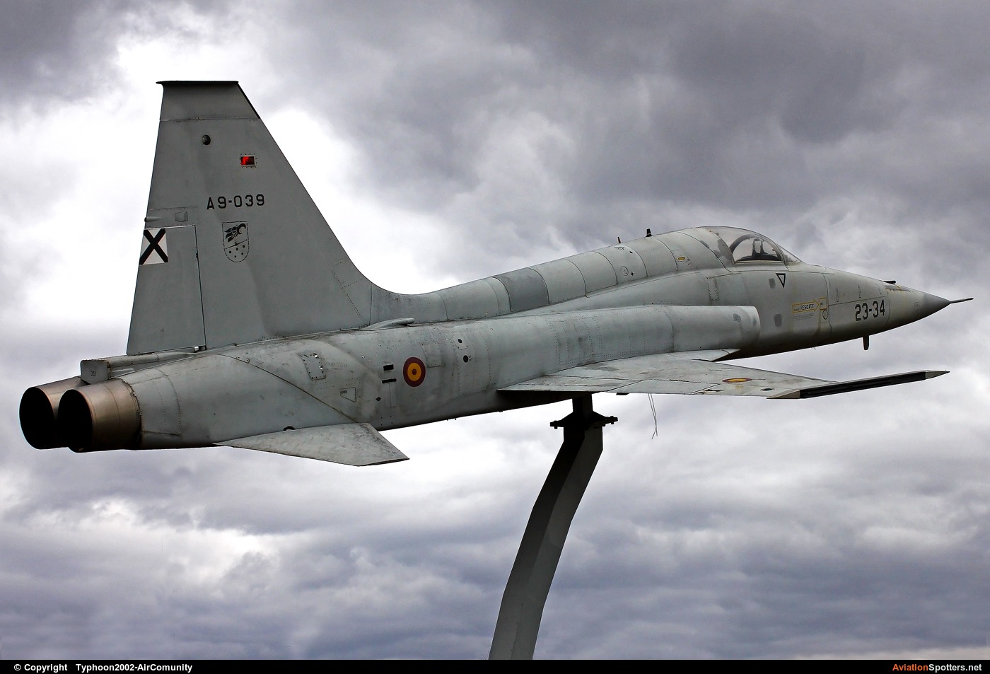 Spain - Air Force  -  F-5A Freedom Fighter  (A9-039) By Typhoon2002-AirComunity (AirComunity)