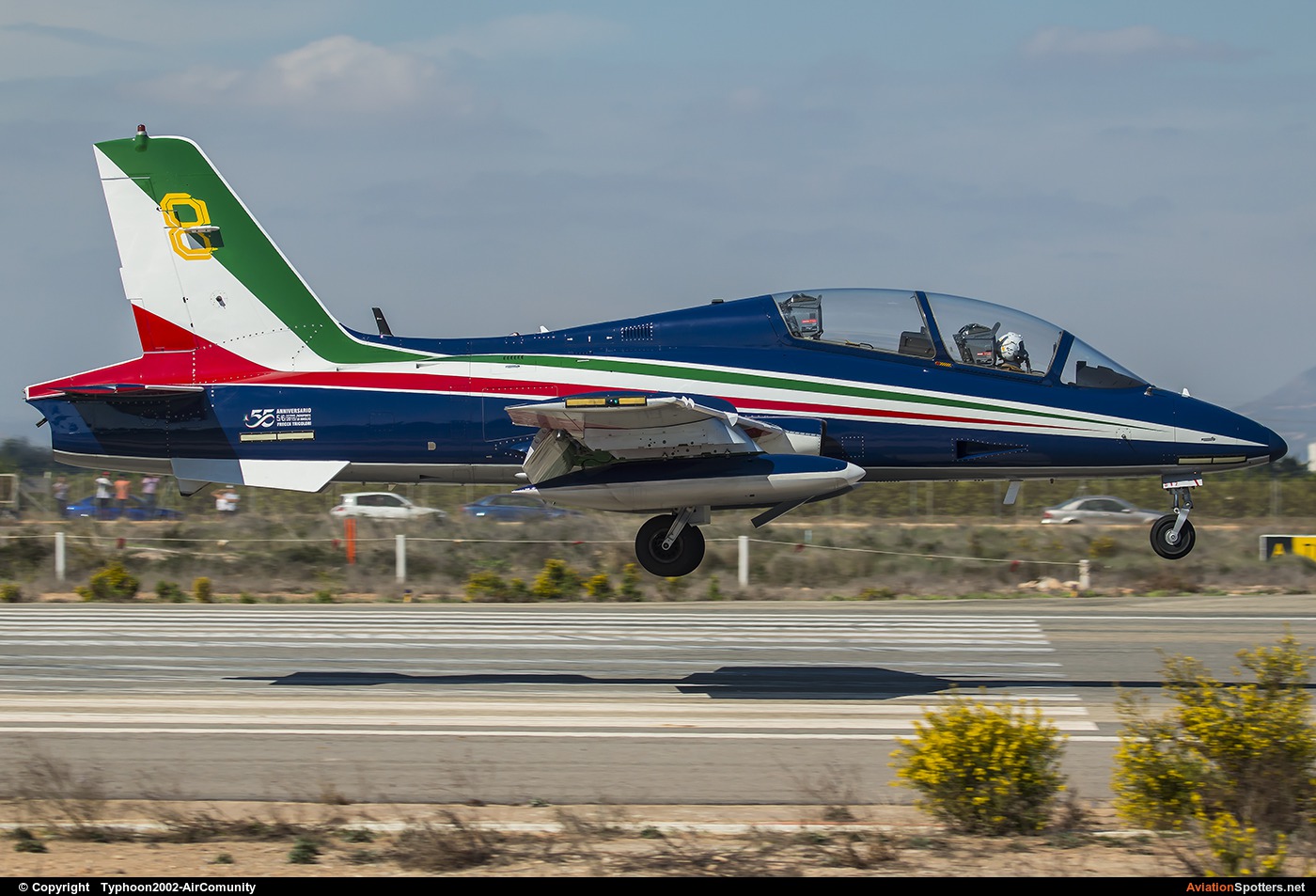 Italy - Air Force : Frecce Tricolori  -  MB-339-A-PAN  (MM54487) By Typhoon2002-AirComunity (AirComunity)