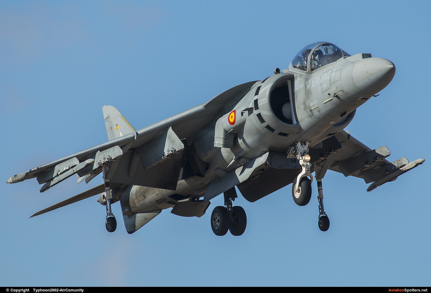 Spain - Navy  -  A-8 EAV-8B Harrier II  (VA.1B-24) By Typhoon2002-AirComunity (AirComunity)