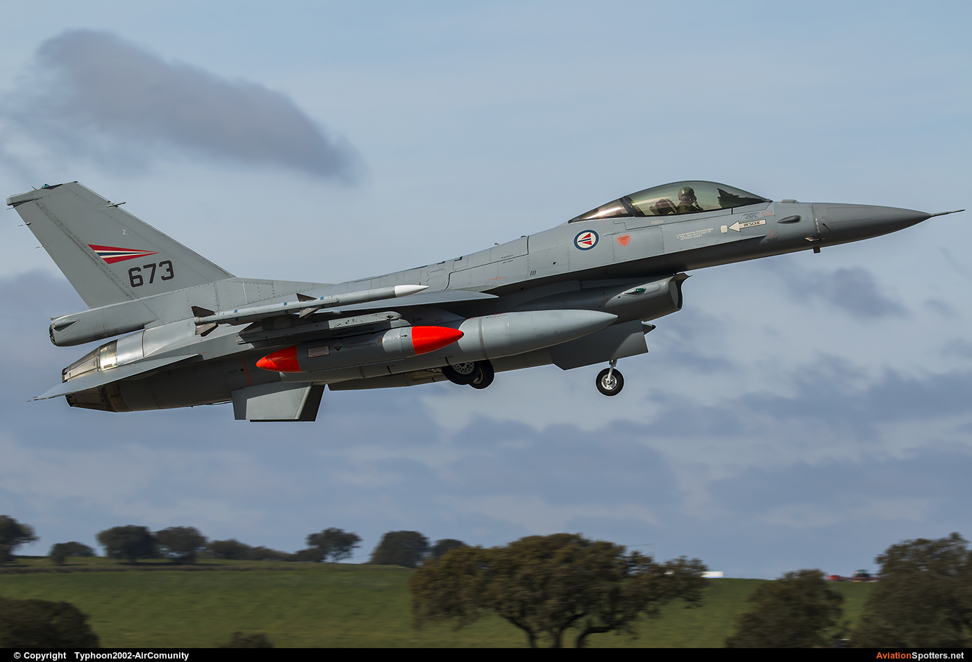 Norway - Air Force  -  F-16AM Fighting Falcon  (673) By Typhoon2002-AirComunity (AirComunity)