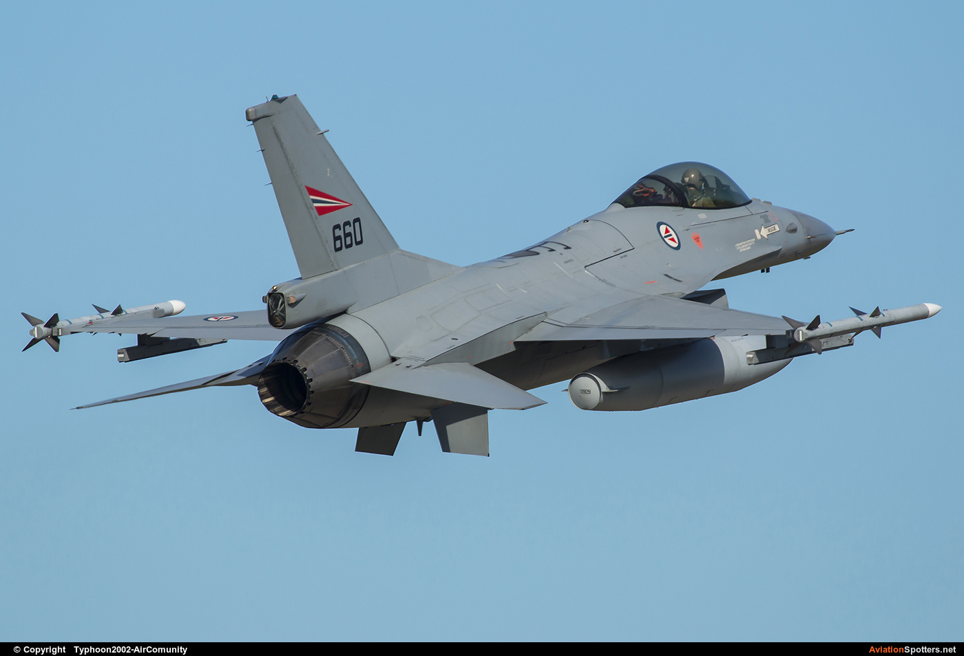 Norway - Air Force  -  F-16AM Fighting Falcon  (660) By Typhoon2002-AirComunity (AirComunity)