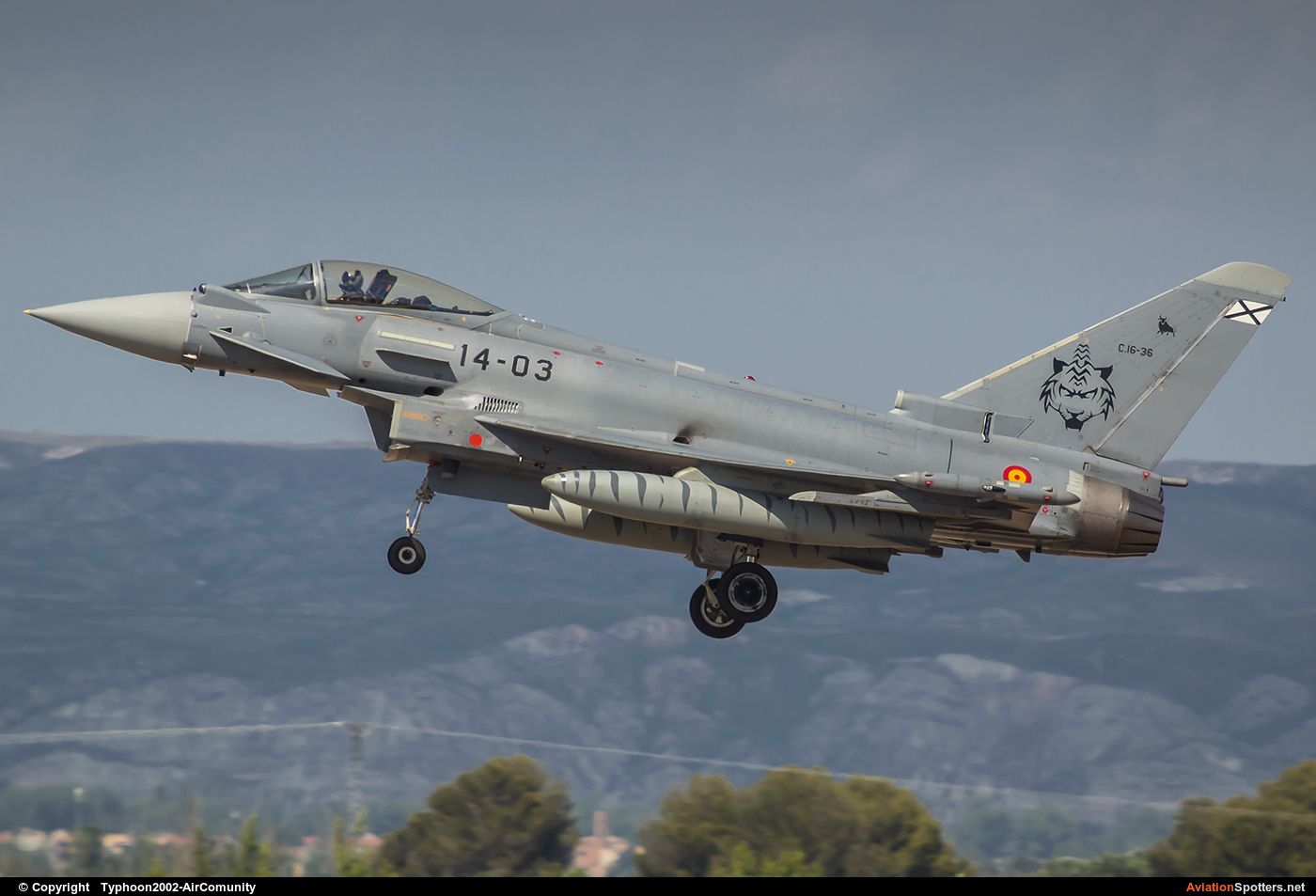 Spain - Air Force  -  EF-2000 Typhoon S  (C.16-36) By Typhoon2002-AirComunity (AirComunity)
