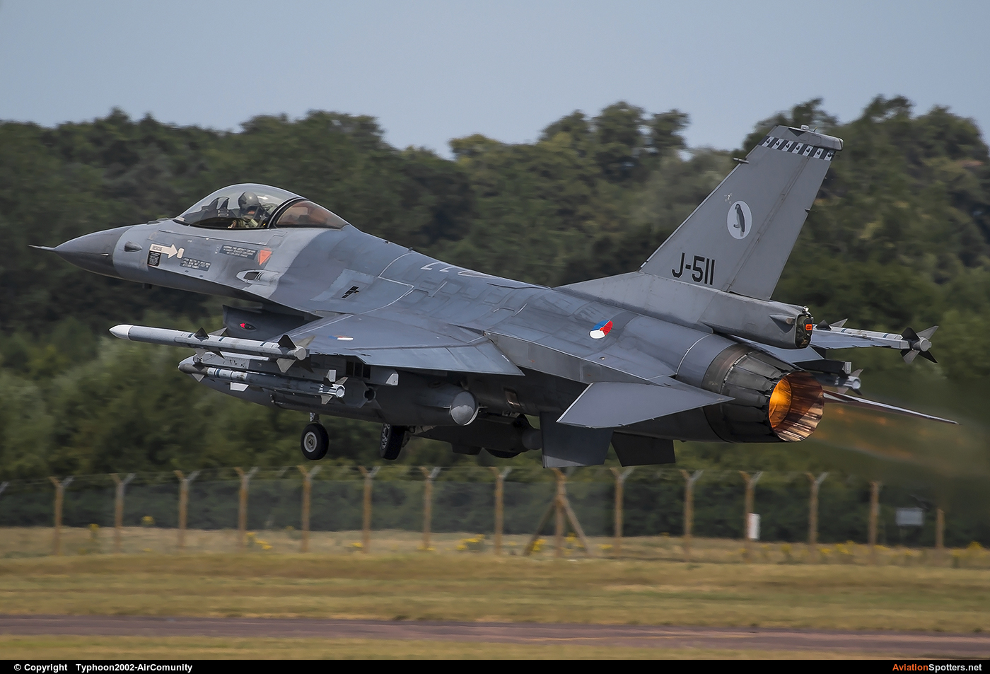 Netherlands - Air Force  -  F-16AM Fighting Falcon  (J-511) By Typhoon2002-AirComunity (AirComunity)