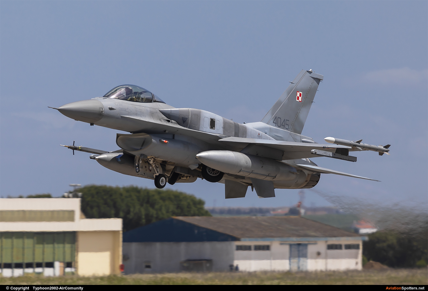 Poland - Air Force  -  F-16C Block 52+ Fighting Falcon  (4045) By Typhoon2002-AirComunity (AirComunity)