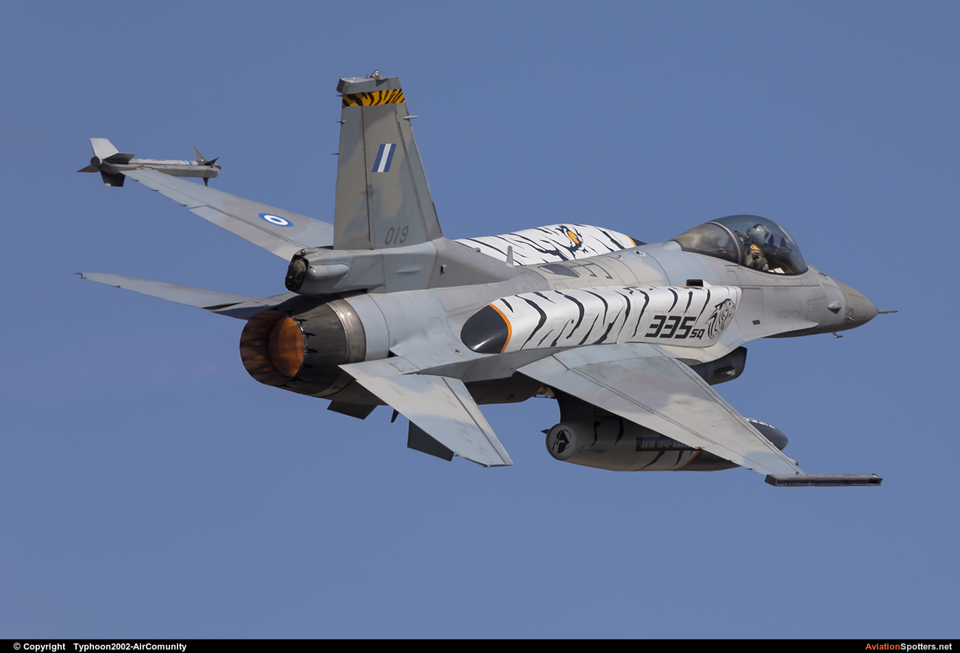 Greece - Hellenic Air Force  -  F-16C Fighting Falcon  (019) By Typhoon2002-AirComunity (AirComunity)