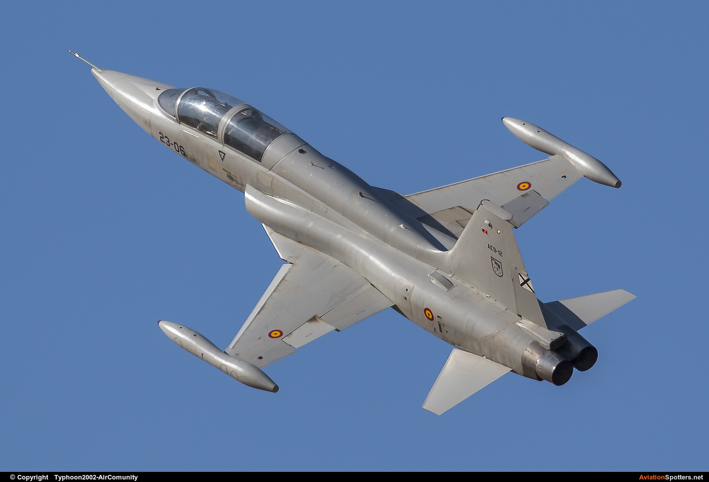 Spain - Air Force  -   SF-5B(M) Freedom Fighter  (AE.9-12) By Typhoon2002-AirComunity (AirComunity)