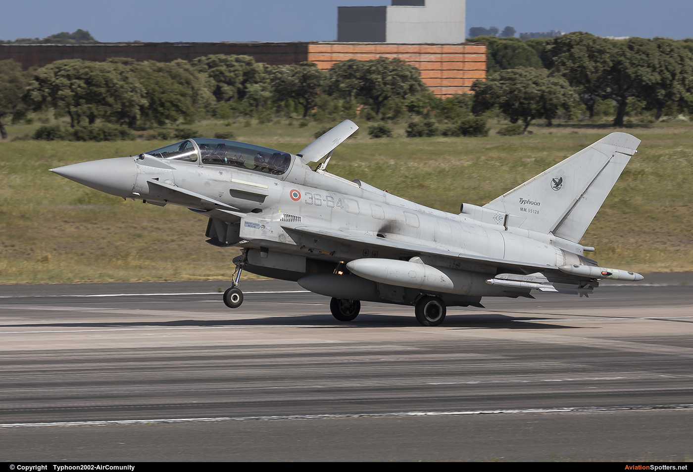 Italy - Air Force  -  EF-2000 Typhoon T  (MM55128) By Typhoon2002-AirComunity (AirComunity)