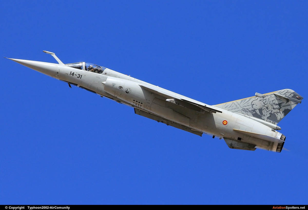 Spain - Air Force  -  Mirage F1M  (C.14-56) By Typhoon2002-AirComunity (AirComunity)