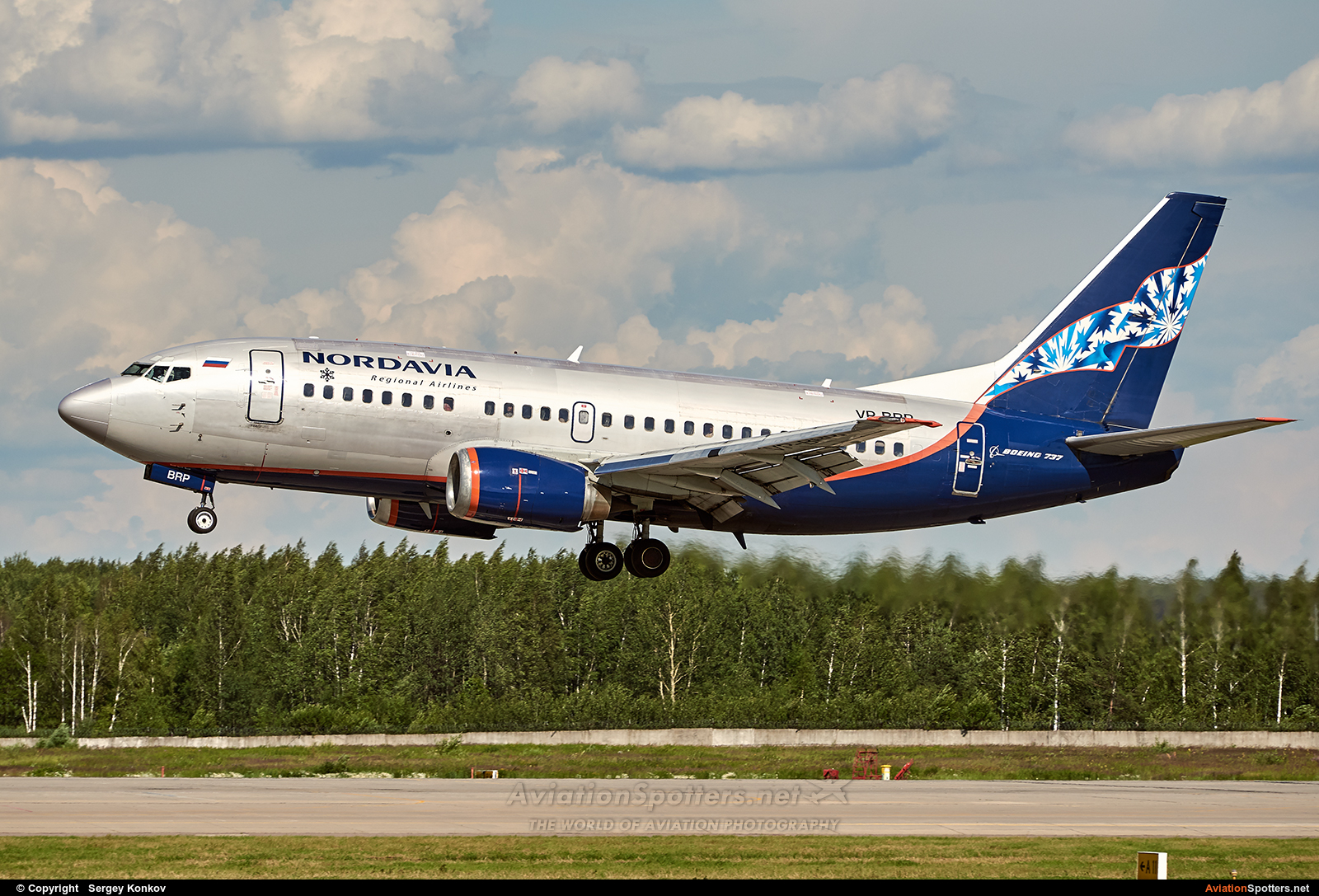 Nordavia  -  737-500  (VP-BRP) By Sergey Konkov (Сергей Коньков)