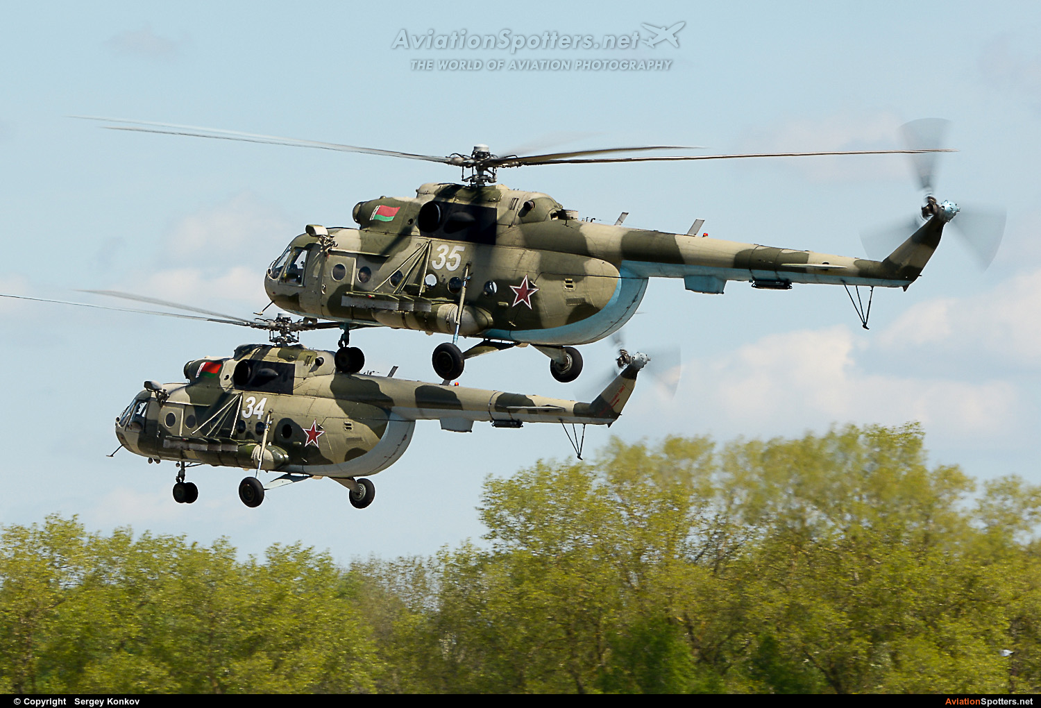 Belarus - Air Force  -  Mi-8MT  (35) By Sergey Konkov (Сергей Коньков)