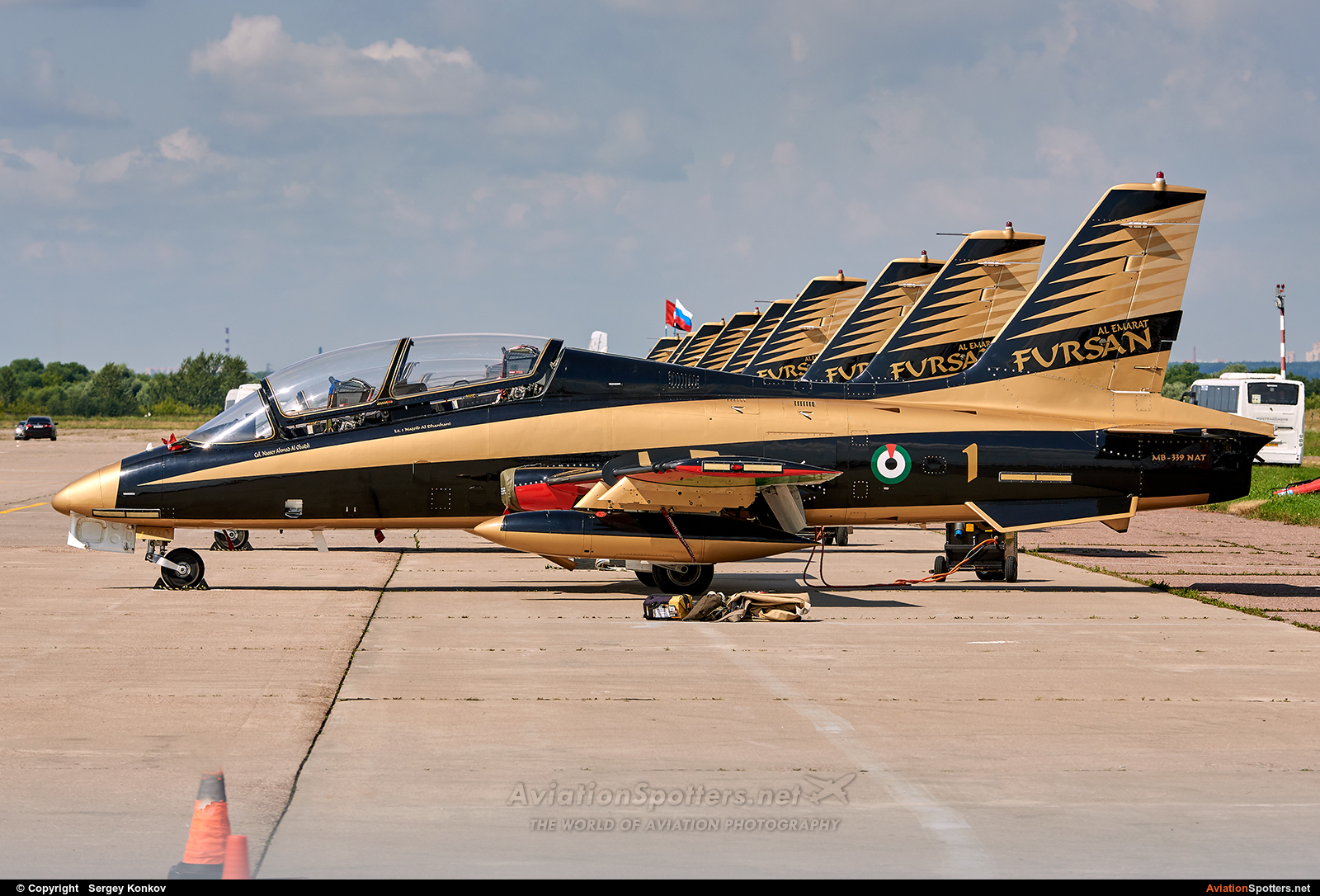United Arab Emirates - Air Force: Al Fursan  -  MB-339NAT  (1) By Sergey Konkov (Сергей Коньков)