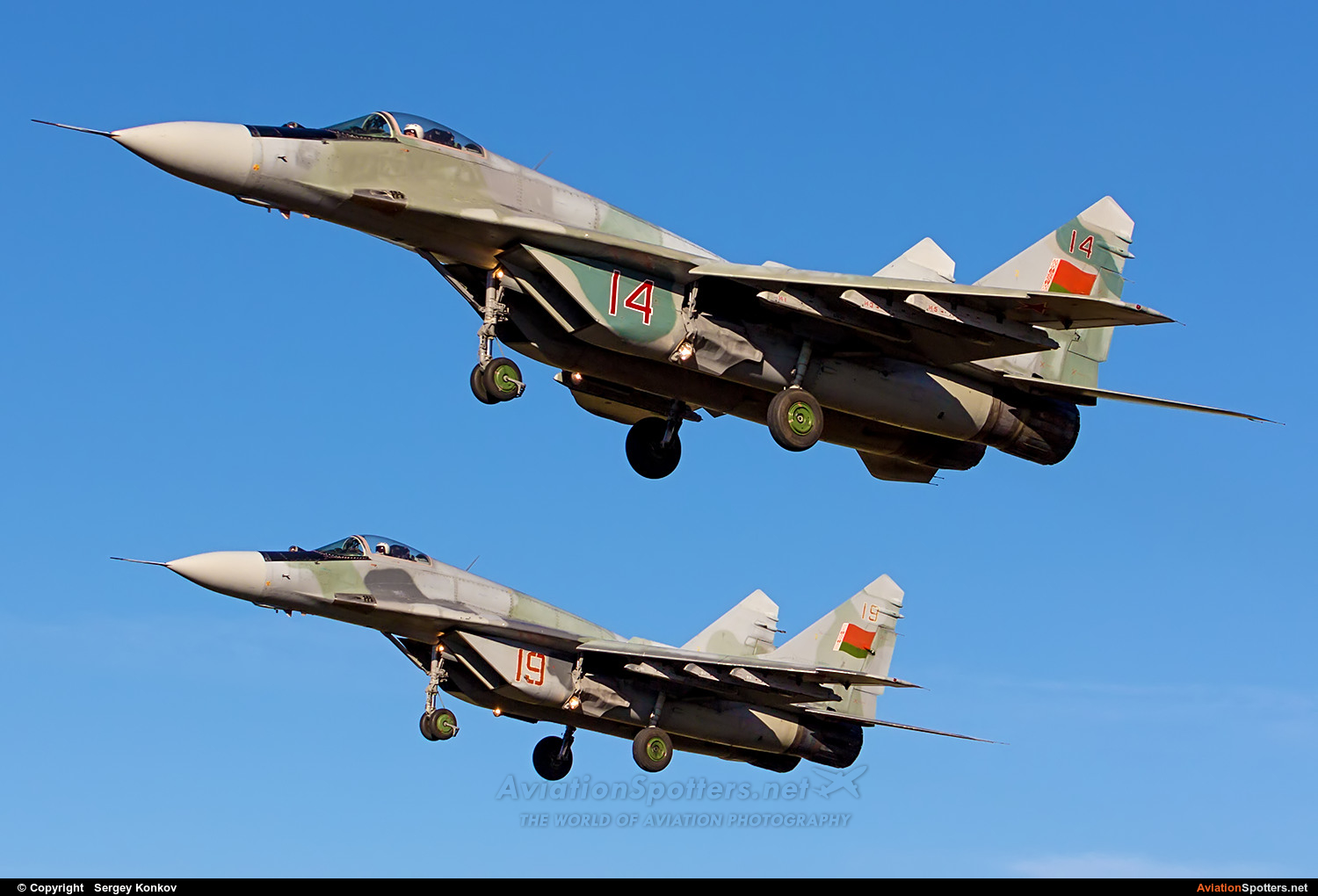 Belarus - Air Force  -  MiG-29  (14) By Sergey Konkov (Сергей Коньков)