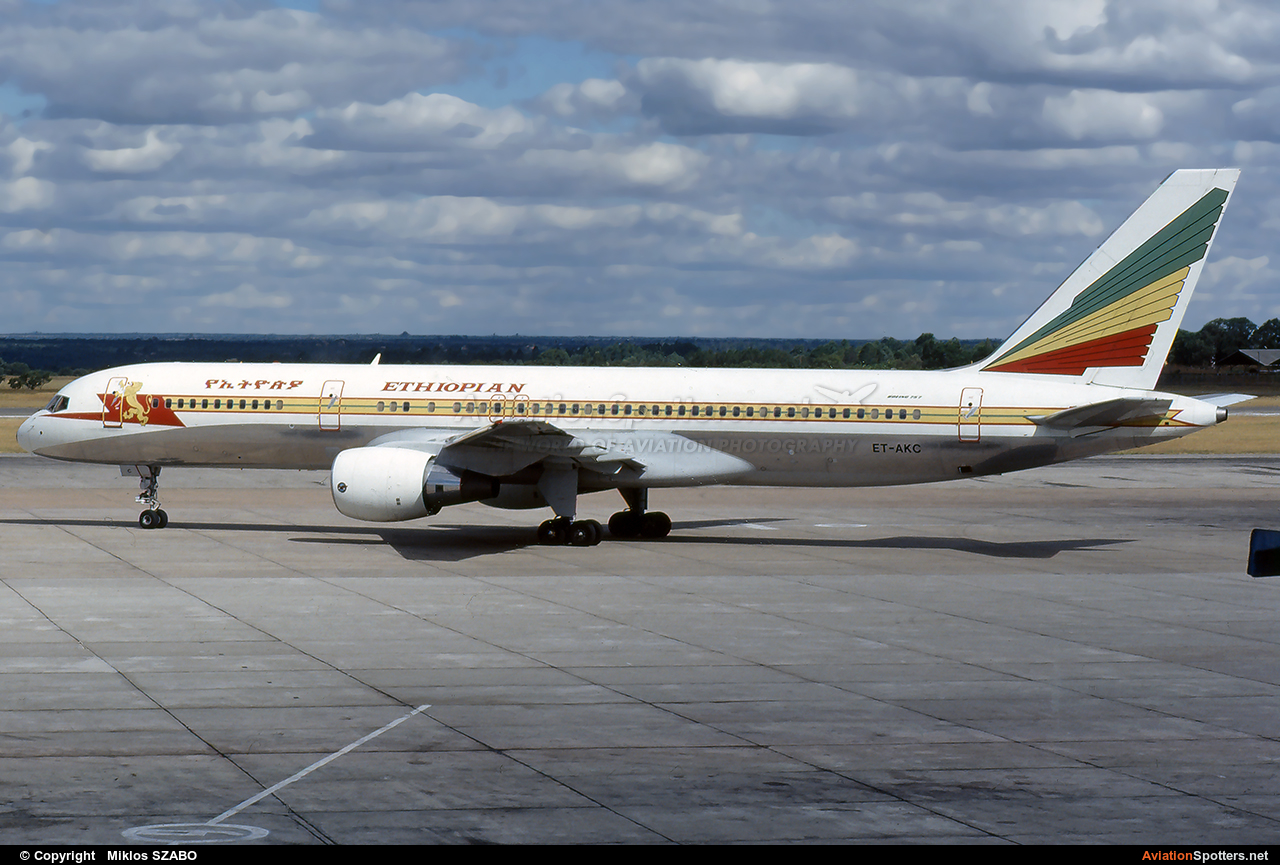 Ethiopian Airlines  -  757-200  (ET-AKC) By Miklos SZABO (mehesz)