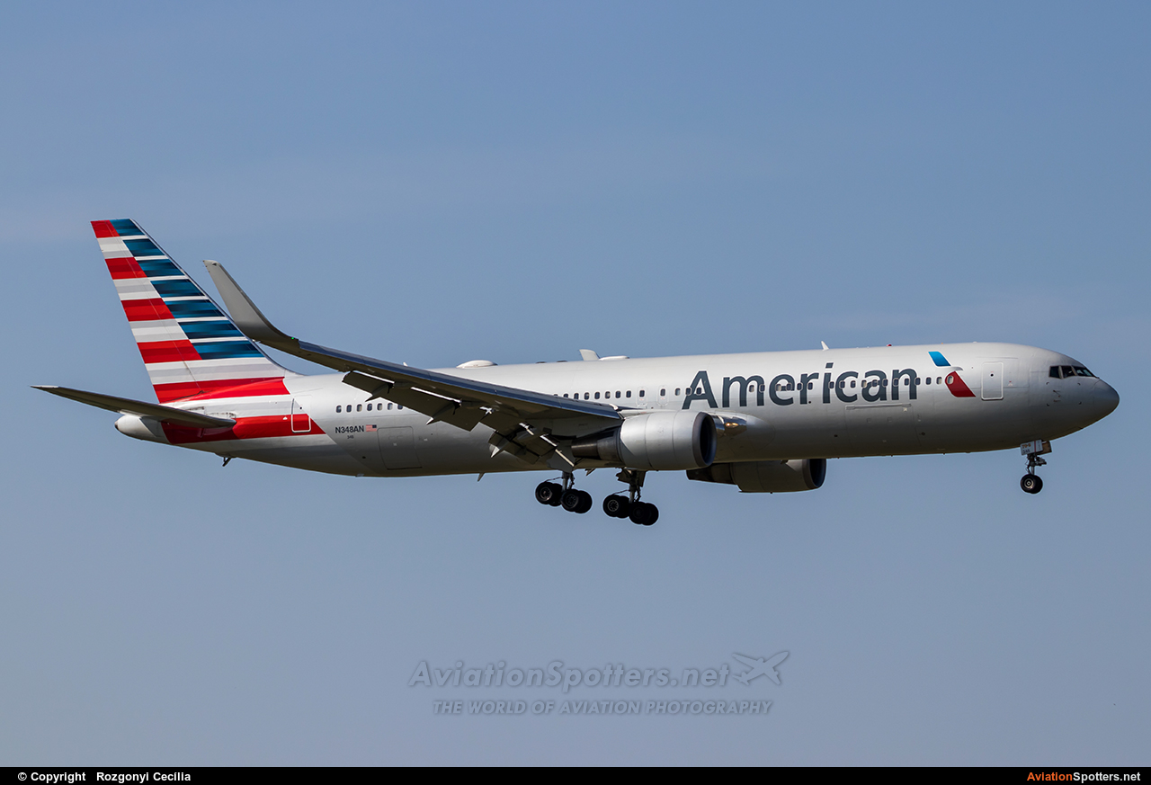 American Airlines  -  767-300ER  (N348AN) By Rozgonyi Cecília (Rozgonyi Cecília)