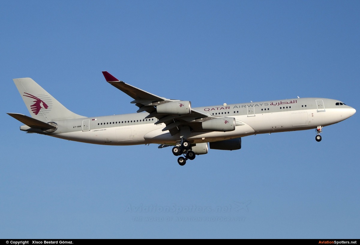 Qatar Amiri Flight  -  A340-200  (A7-HHK) By Xisco Bestard Gómez. (xiscobestard)