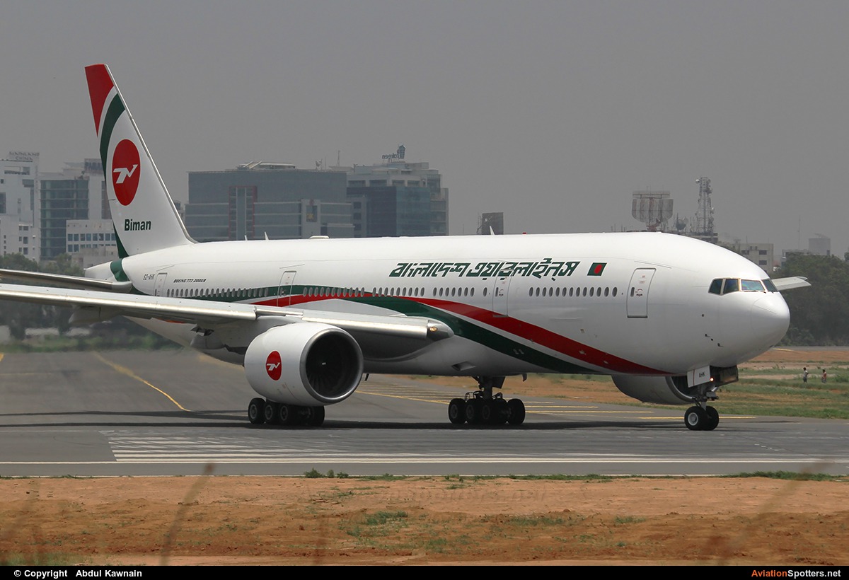 Biman Bangladesh  -  777-200ER  (S2-AHK) By Abdul Kawnain (kashif1504)