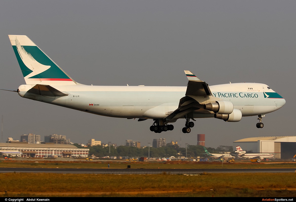 Cathay Pacific Cargo  -  747-400F  (B-LIE) By Abdul Kawnain (kashif1504)