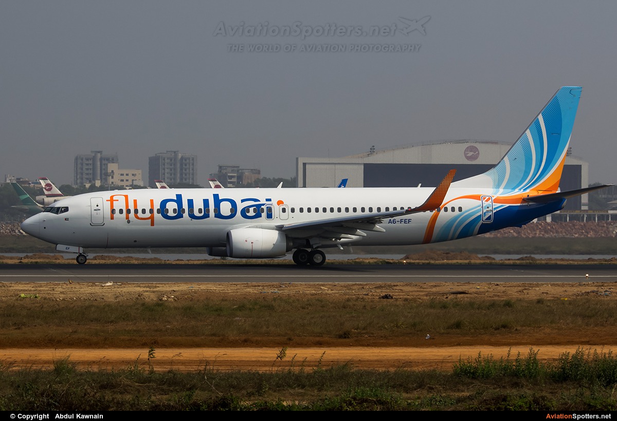 Fly Dubai  -  737-800  (A6-FEF) By Abdul Kawnain (kashif1504)