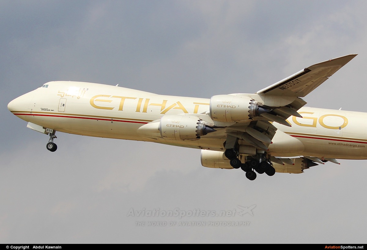 Etihad Crystal Cargo  -  747-8F  (N855GT) By Abdul Kawnain (kashif1504)