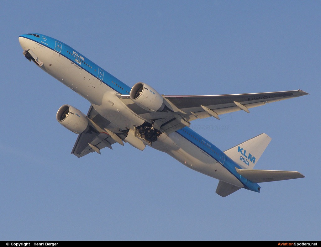 KLM  -  777-200ER  (PH-BQI) By Henri Berger (HenriB)