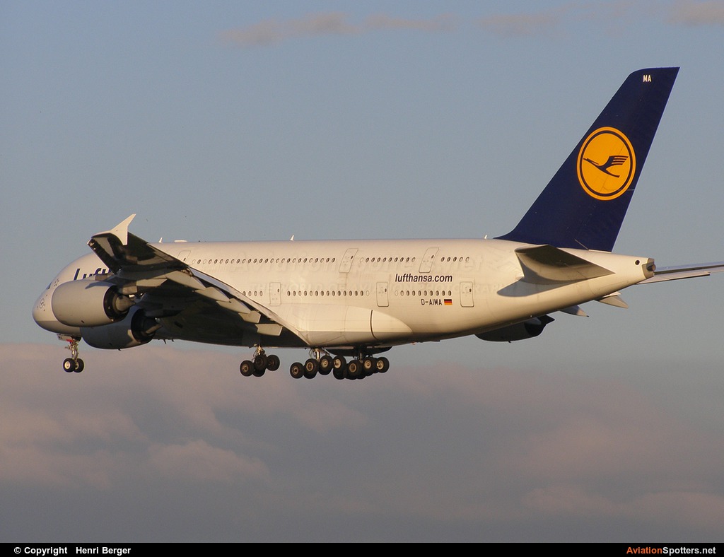 Lufthansa  -  A380-841  (D-AIMA) By Henri Berger (HenriB)