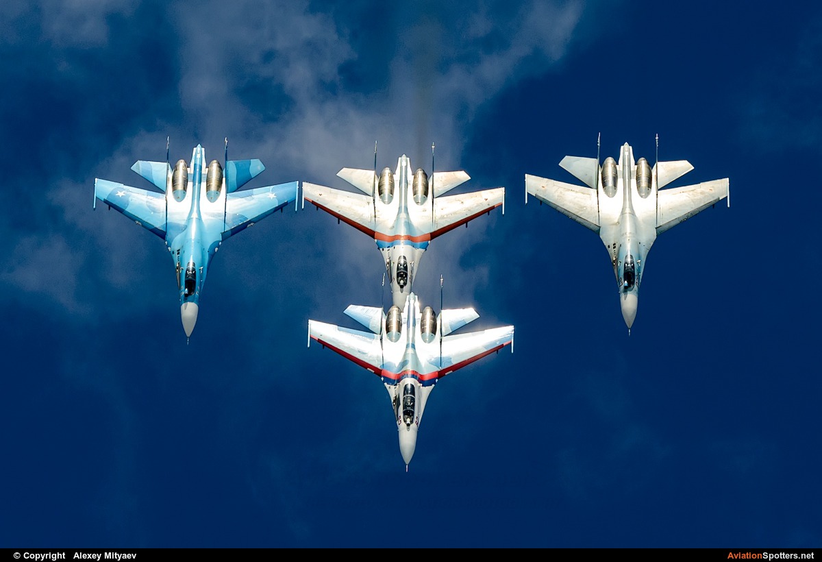 Russia - Air Force : Falcons of Russia  -  Su-27UB  (RF-92198) By Alexey Mityaev (Alexey Mityaev)