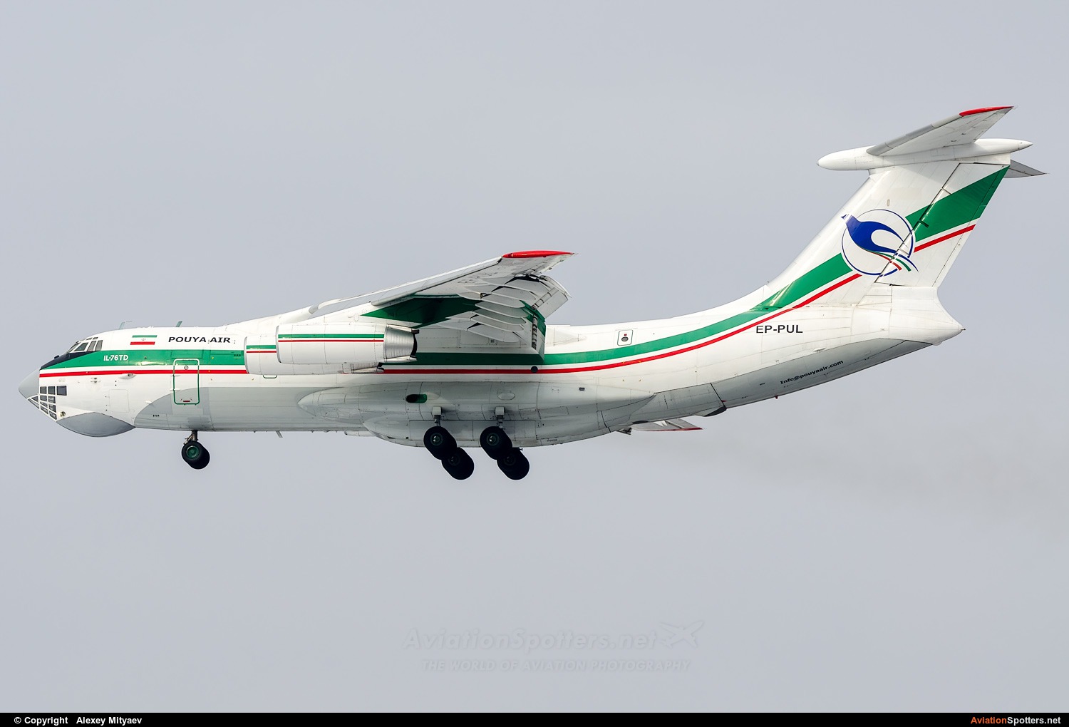 Pouya Air (Iran)  -  Il-76TD  (EP-PUL) By Alexey Mityaev (Alexey Mityaev)