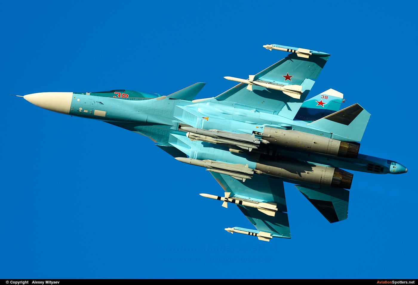 Russia - Air Force  -  Su-34  (38 RED) By Alexey Mityaev (Alexey Mityaev)