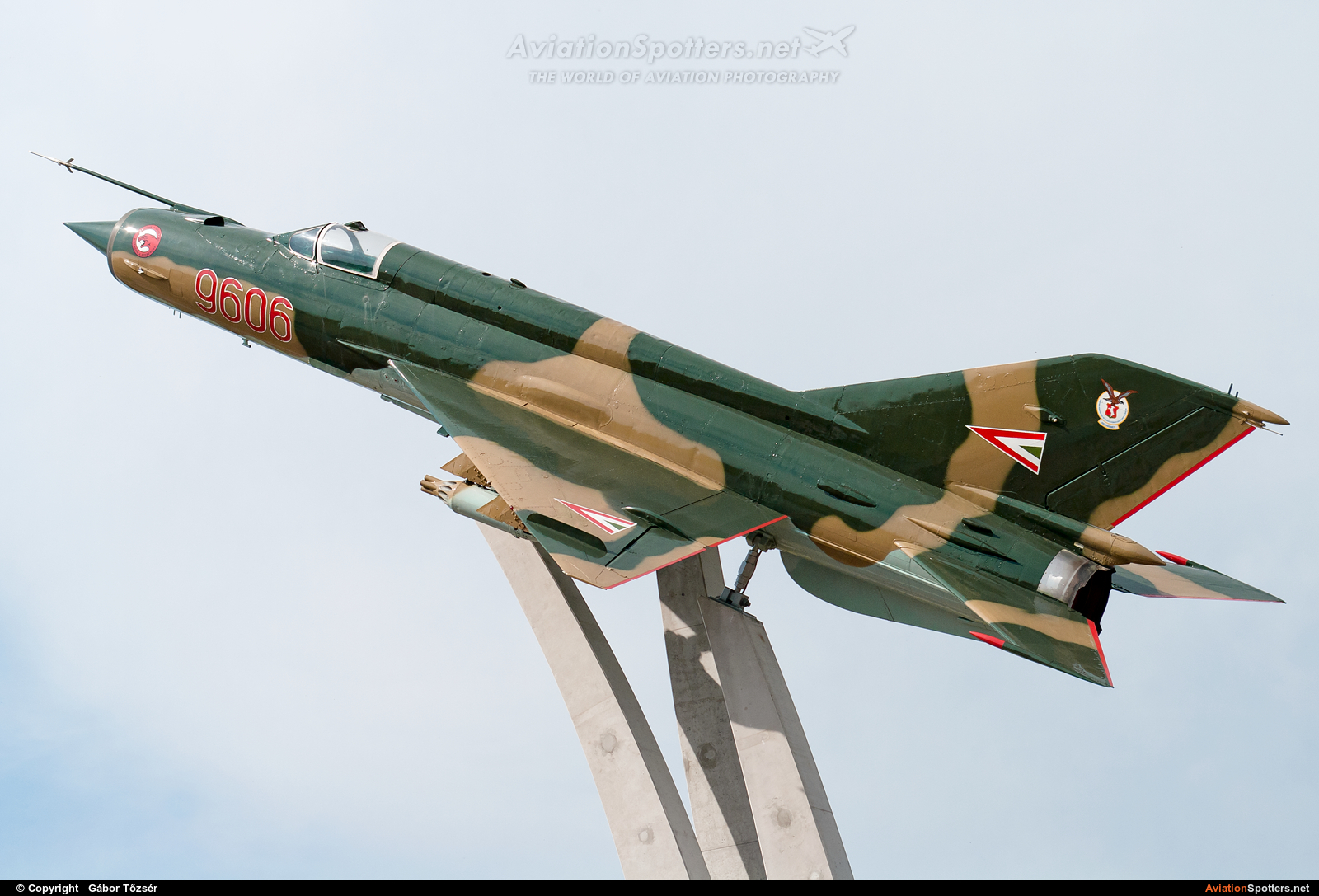 Hungary - Air Force  -  MiG-21MF  (9606) By Gábor Tőzsér (tizsi85)
