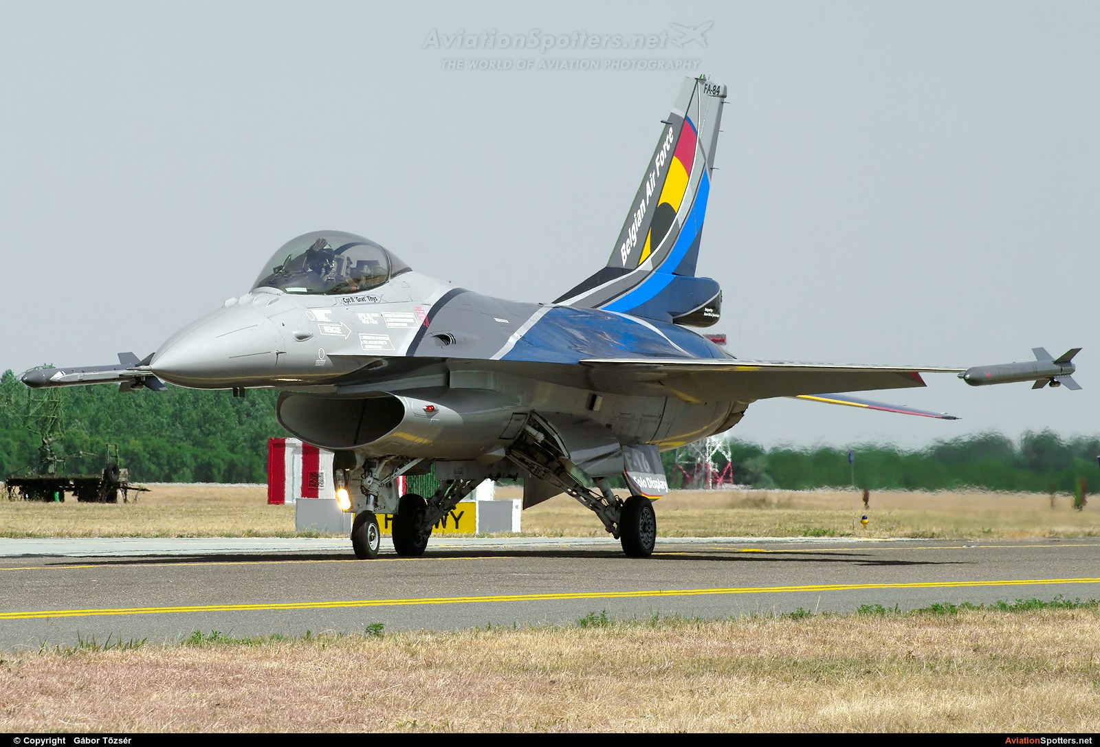 Belgium - Air Force  -  F-16AM Fighting Falcon  (FA-84) By Gábor Tőzsér (tizsi85)