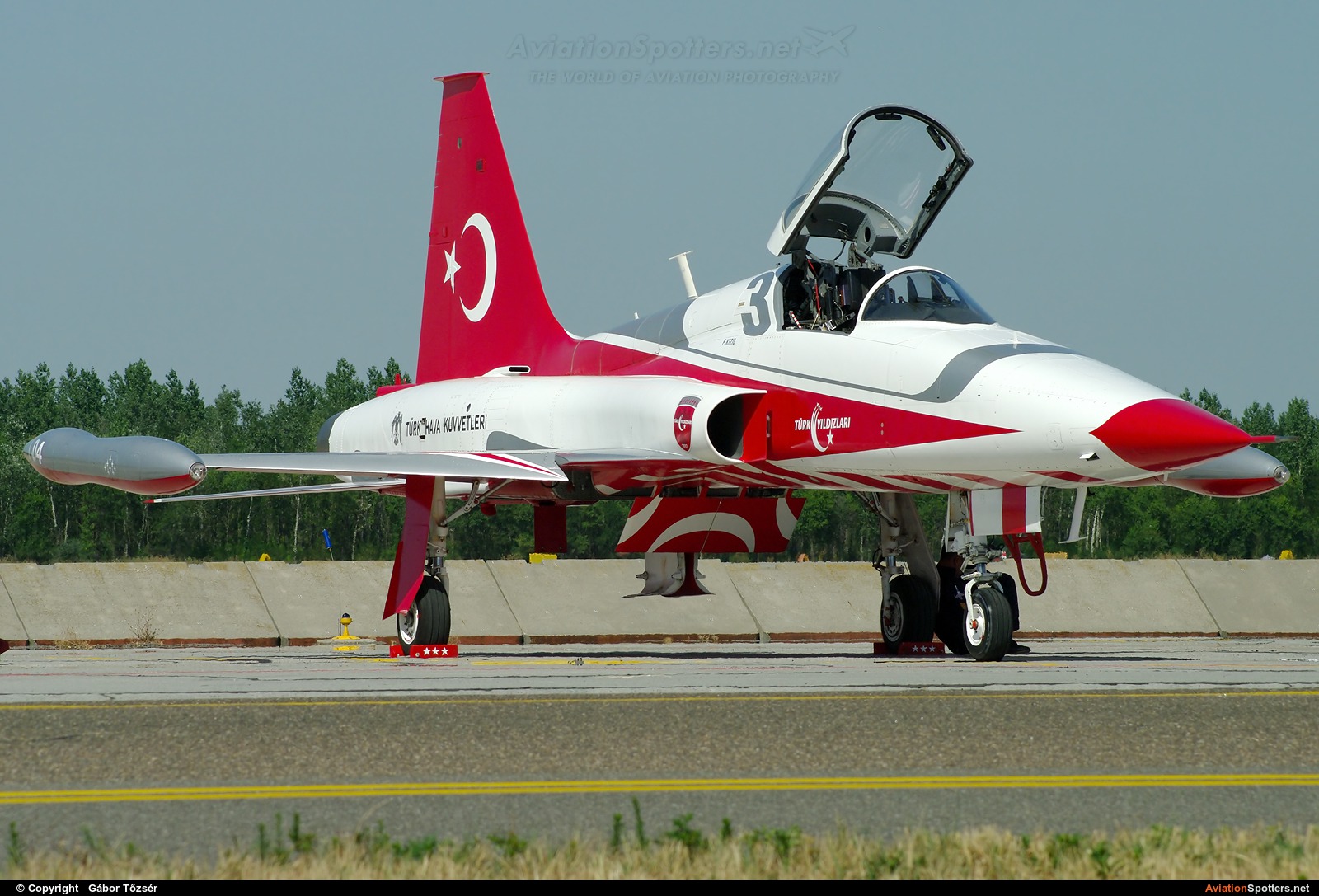 Turkey - Air Force : Turkish Stars  -  NF-5A  (70-3004) By Gábor Tőzsér (tizsi85)
