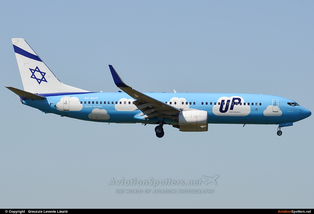 Up (El Al Israel Airlines)  -  737-800  (4X-EKT) By Greczula Levente László (greclev)